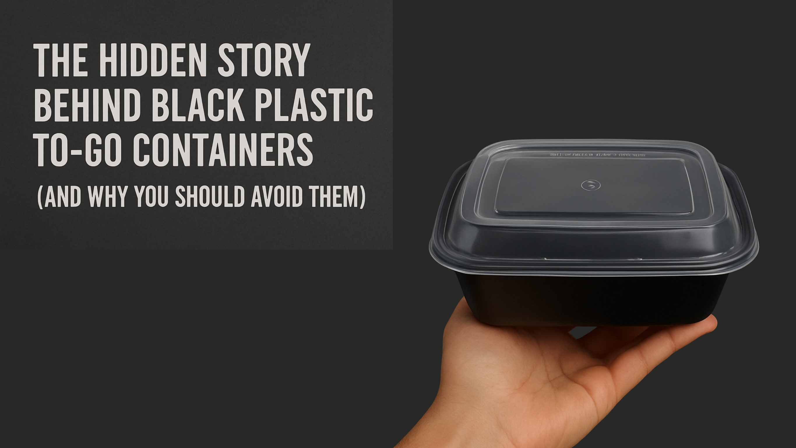 What's Up With These Black To-go Boxes?