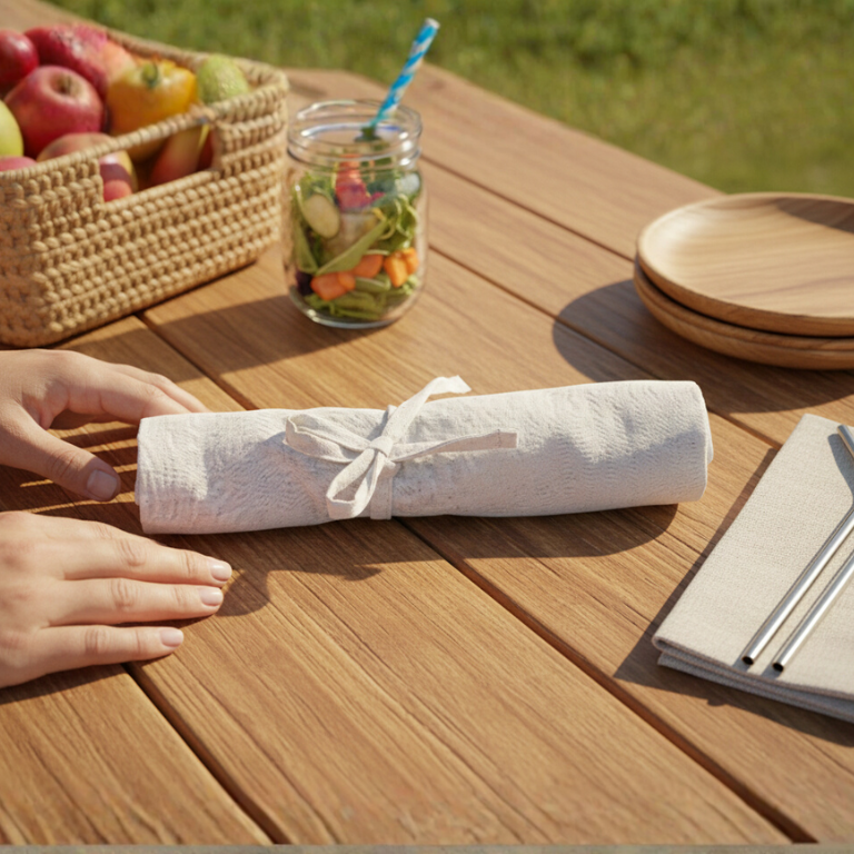 Certified Organic Cotton Utensil Sleeve
