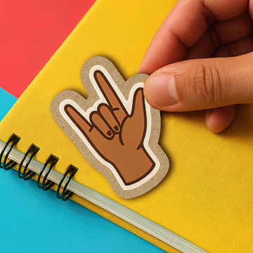 🤟 I Love You Kraft Sticker
