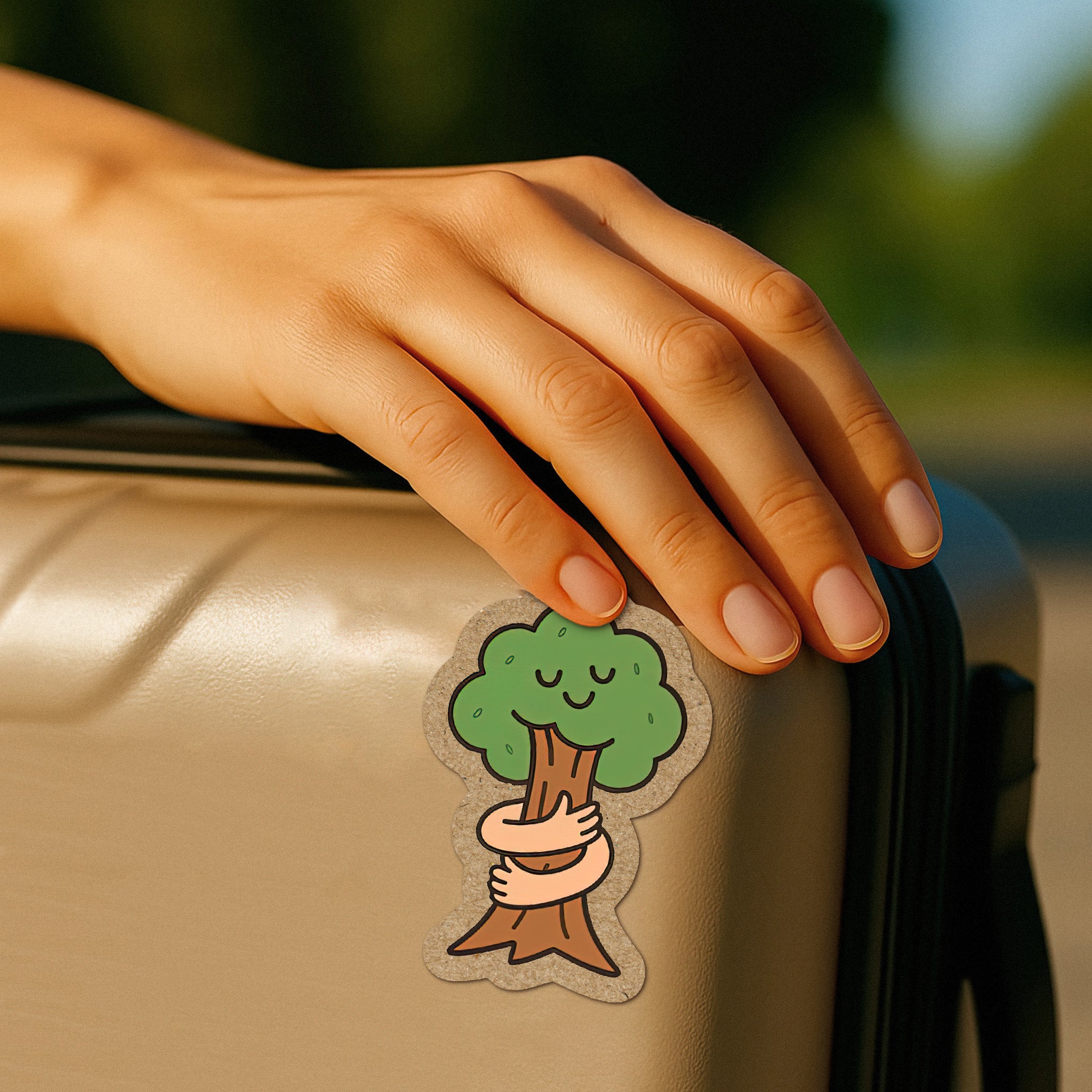 Tree Hugger Kraft Sticker