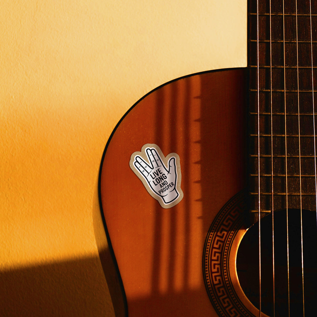 🖖 Vulcan Hand Kraft Sticker