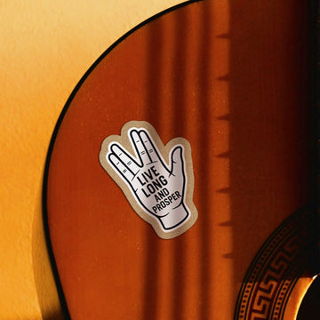 🖖 Vulcan Hand Kraft Sticker
