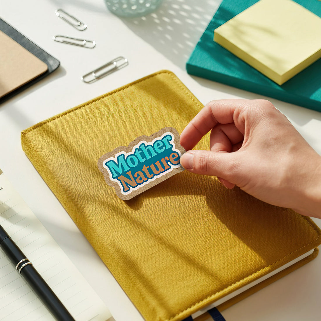 Mother Nature Kraft Sticker