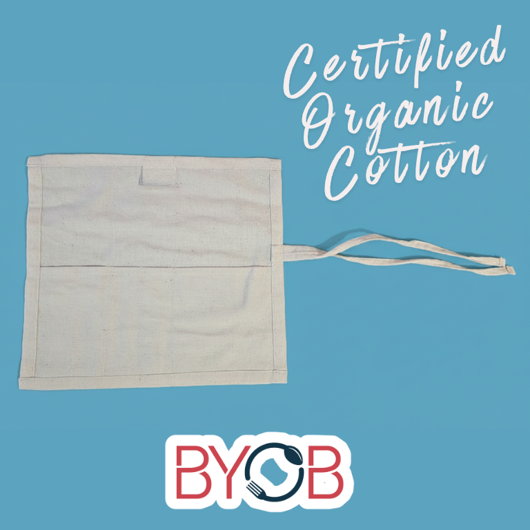 Certified Organic Cotton Utensil Sleeve